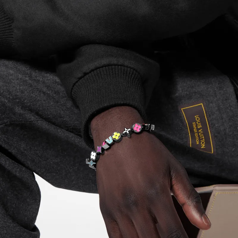 LOUIS VUITTON Metal Bracelets Men's Multicolor-3
