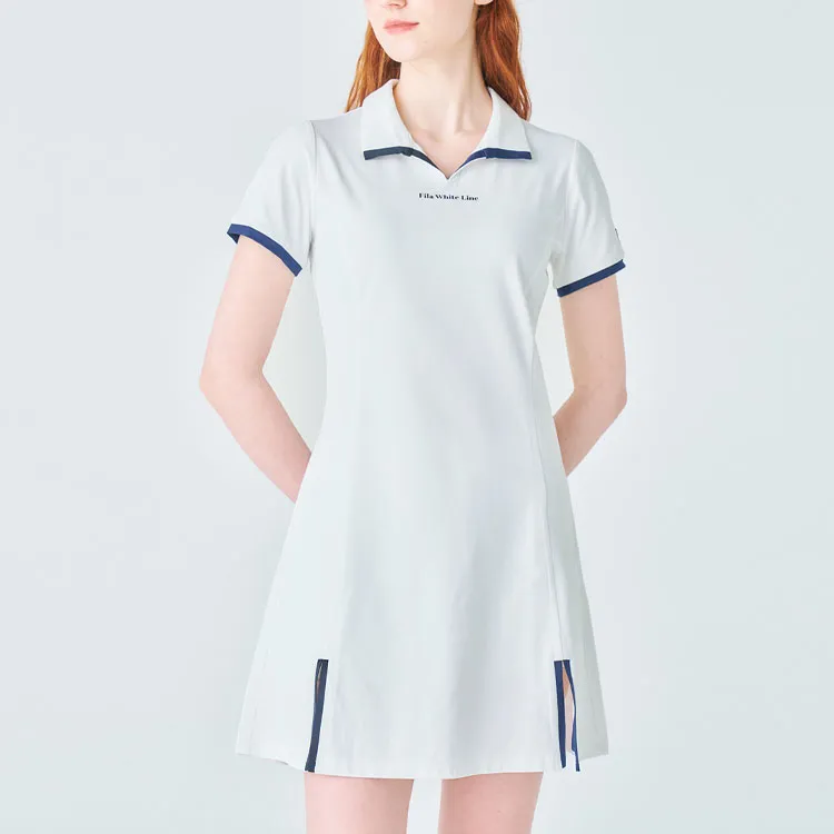 FILA Short Sleeved Dresses Women's White-5
