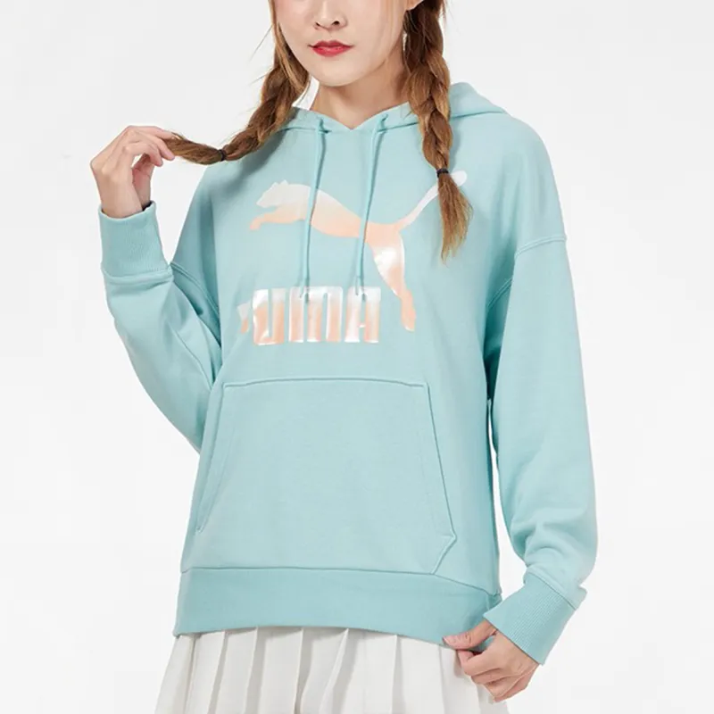 PUMA Sweatshirts Women's Blue-4