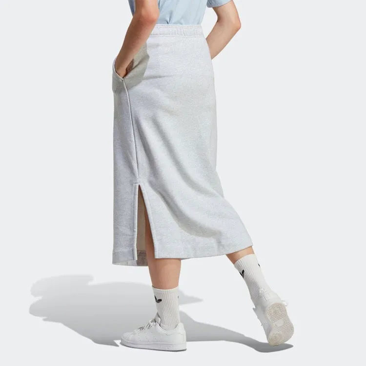 Adidas Casual Long Skirts Women's Light Gray-2