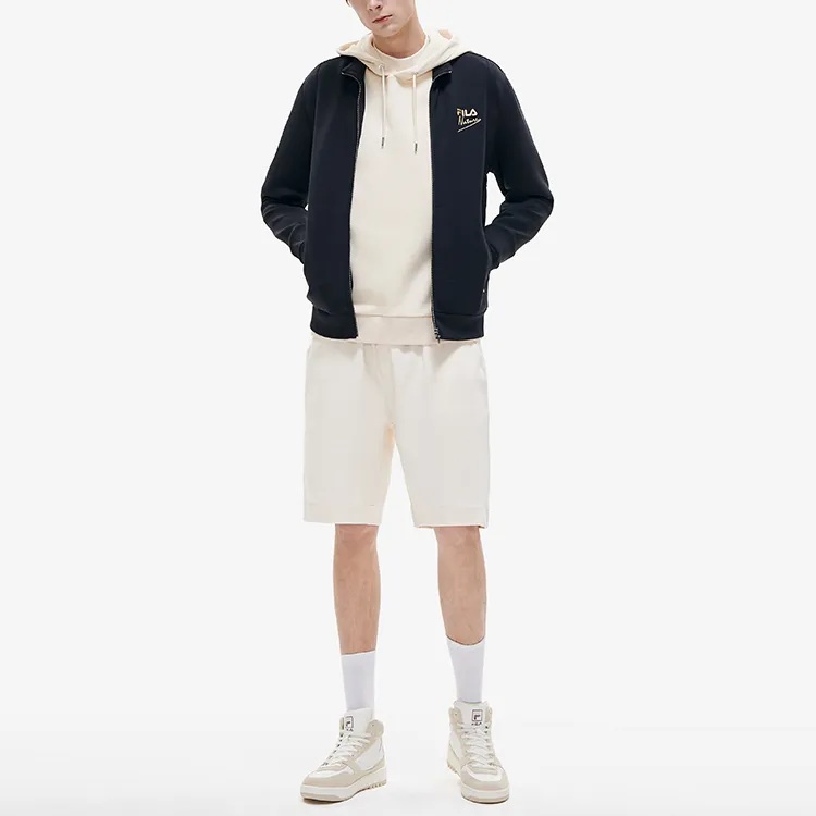 FILA Coach Jacket Spring Fall Men's Jet Black-2