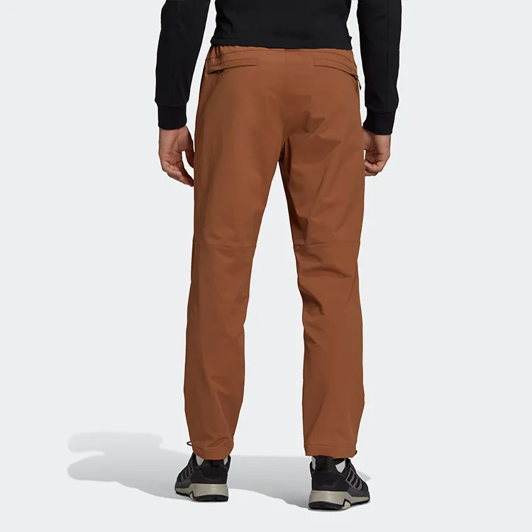 Adidas Knitted Sweatpants Men Earthy Orange-3