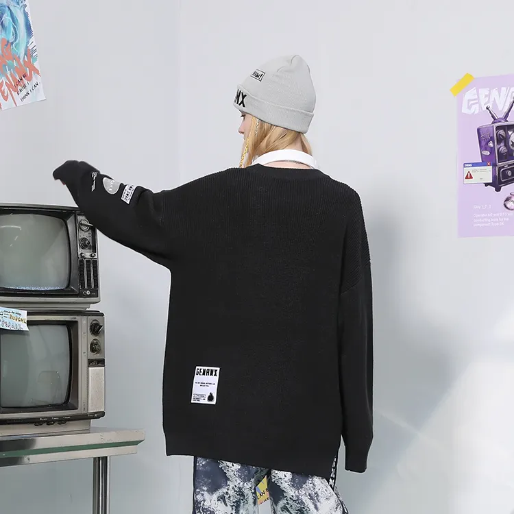 GENANX Sweaters Unisex-4