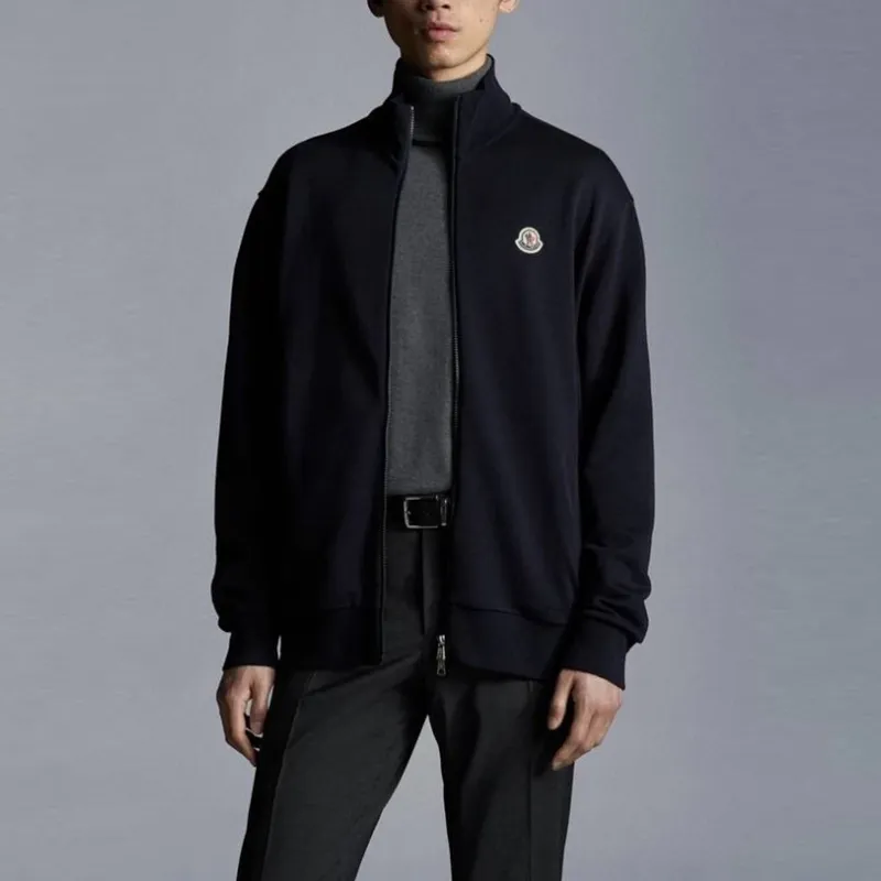 Moncler Sweatshirts Men Midnight Blue-3