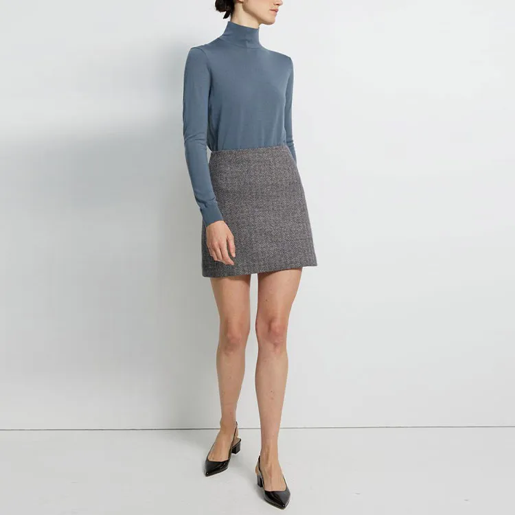 THEORY Casual Short Skirts Women's Gray-1