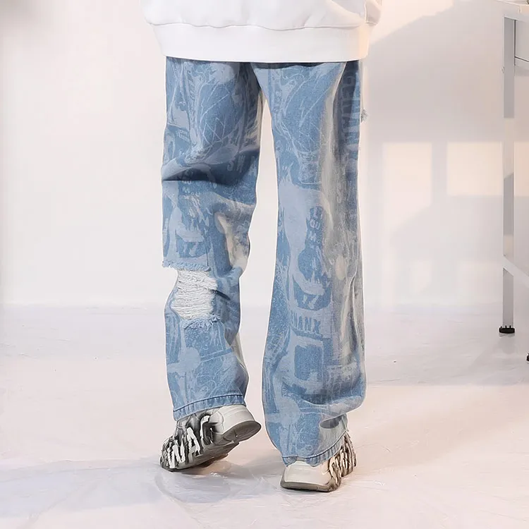 GENANX Jeans Unisex Denim Blue-3