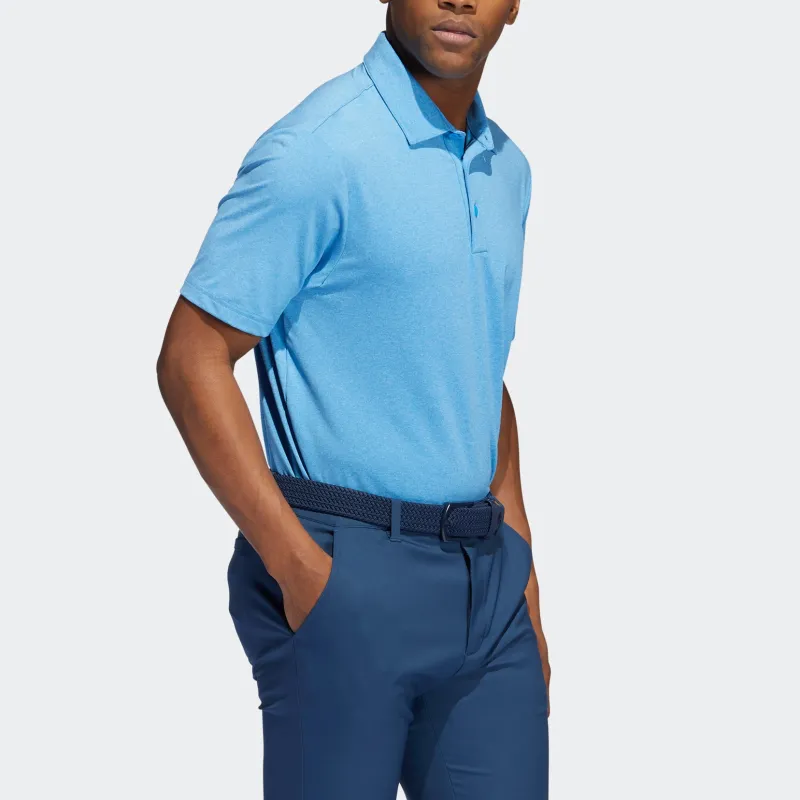 Adidas Ultimate 365 Heather Polo Shirt Polo Shirt Men's Blue-3
