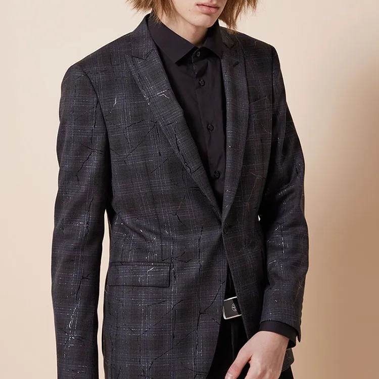 RARE Business Suits Men Steel Blue-3
