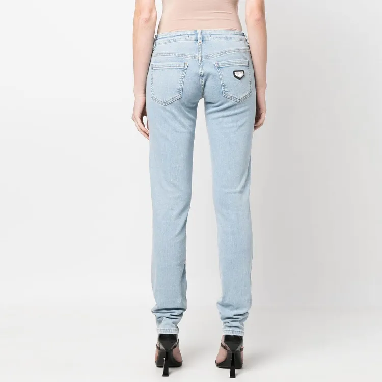 PHILIPP PLEIN Light wash Slim cut Jeans-2