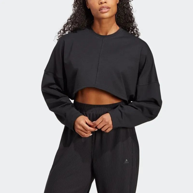 Adidas Sweatshirts Women's Black-1