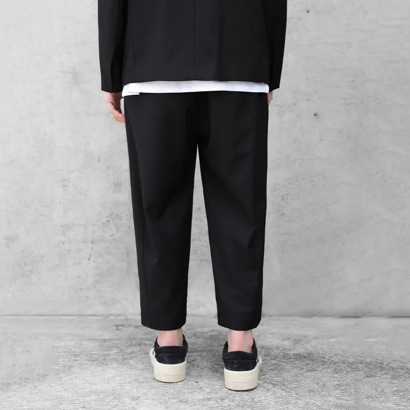 CLIMAX VISION Straight Casual Pants Unisex Black-5