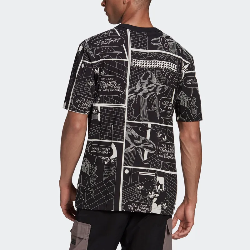 Adidas Originals T Shirt Men's Black-3