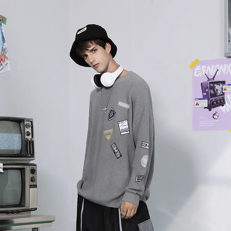 GENANX Sweaters Unisex-9