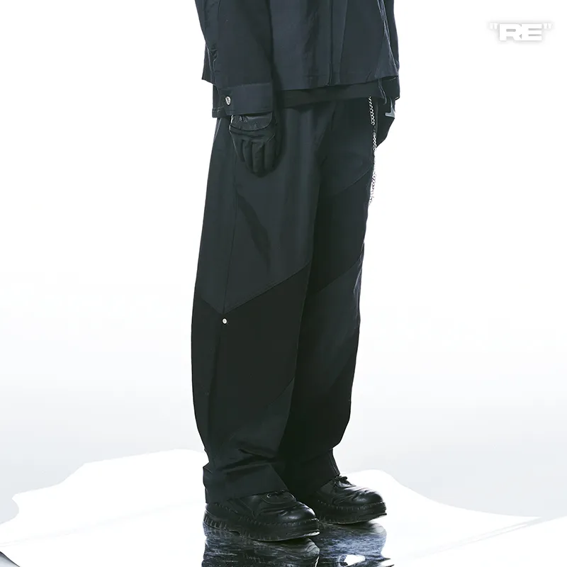 RELABEL SS22 Casual Pants Unisex Black-4