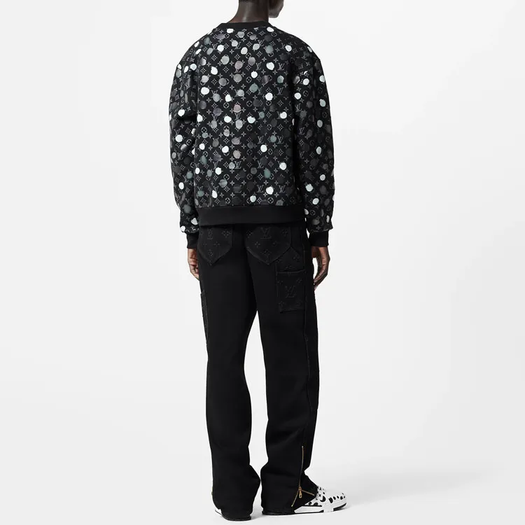 LOUIS VUITTON X Yayoi Kusama Infinity Dots Printed Crewneck-3