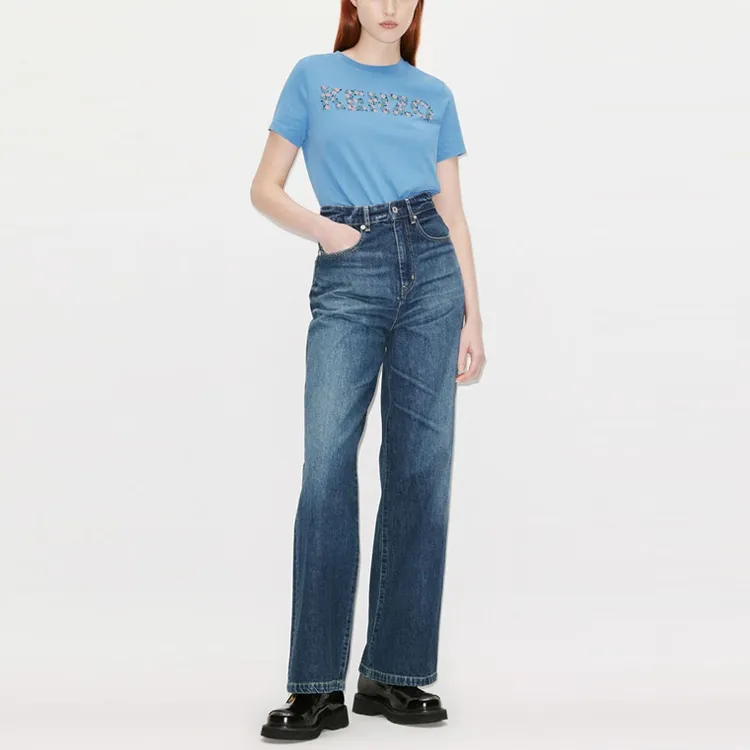 KENZO T Shirts Women's Blue-2