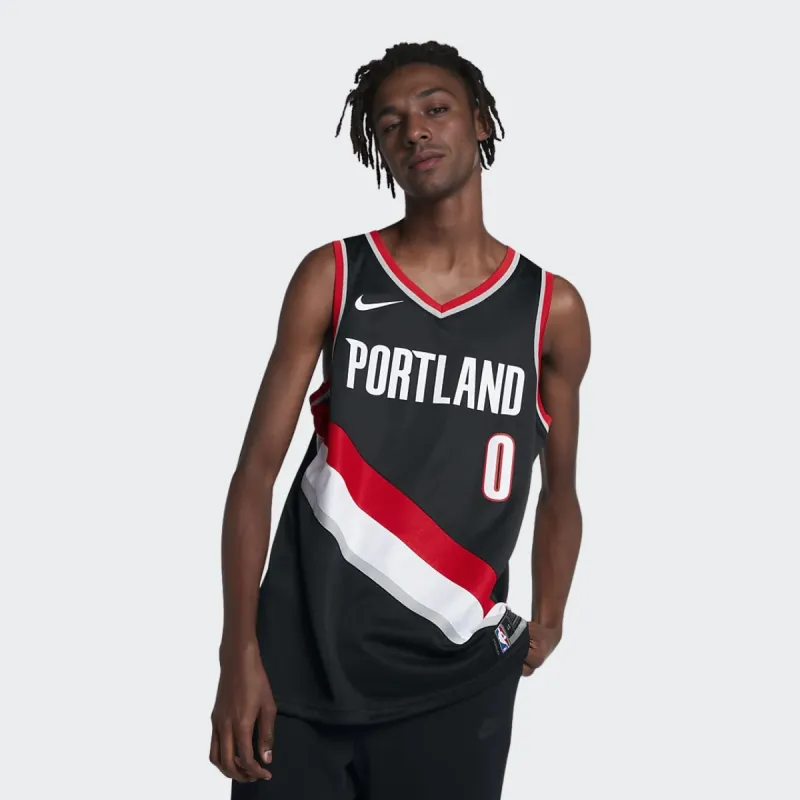 Nike X NBA Basketball Jerseys Men Black-2