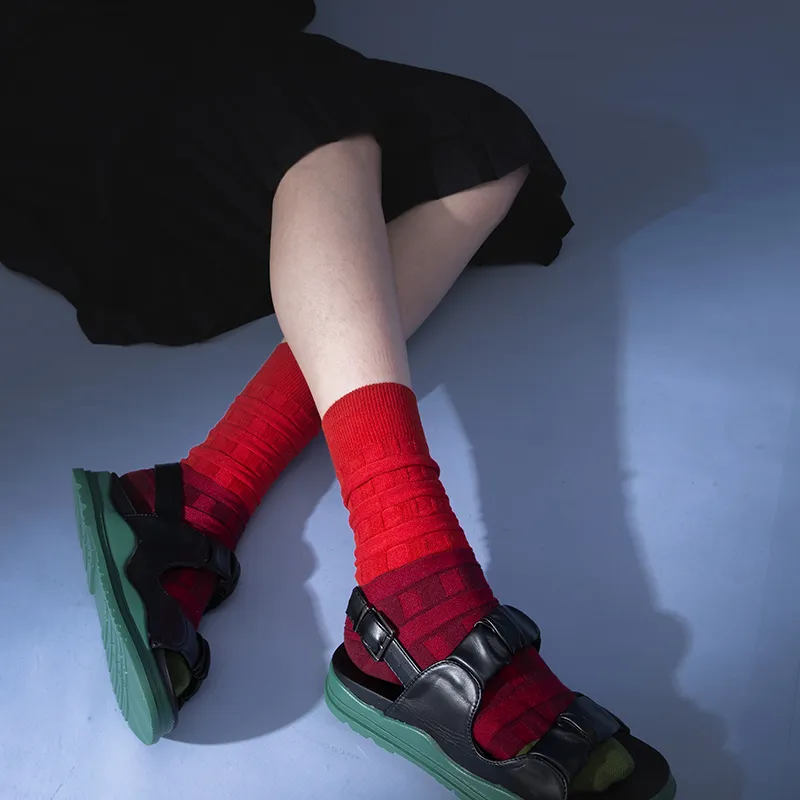 TOOCI Unisex Mid Calf Socks-1