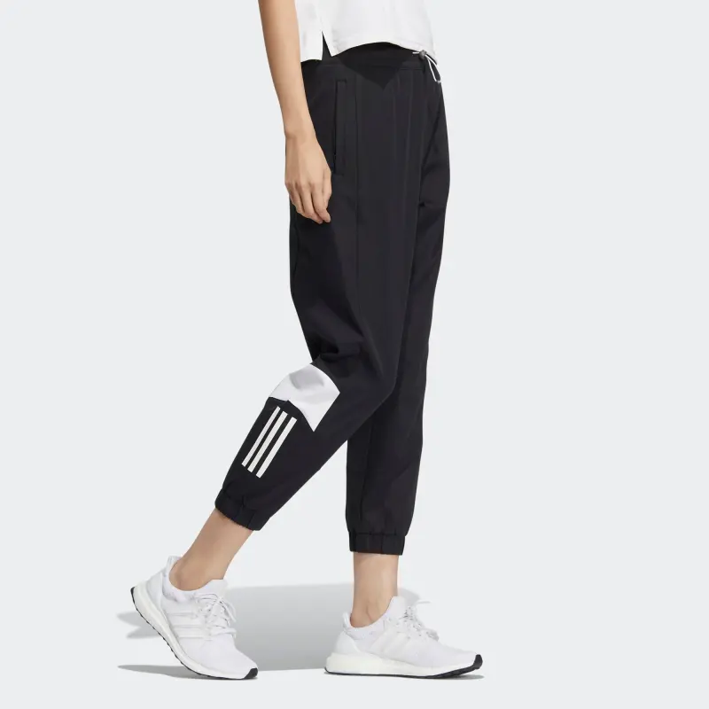 Adidas Knitted Sweatpants Women's Black-3
