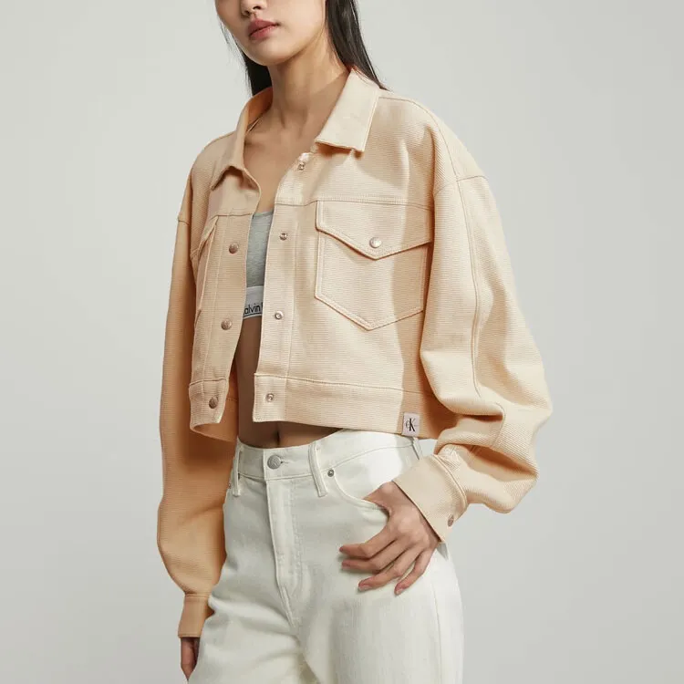 CK/Calvin Klein SS23 Jackets Coats Women's Dusty Pink-4