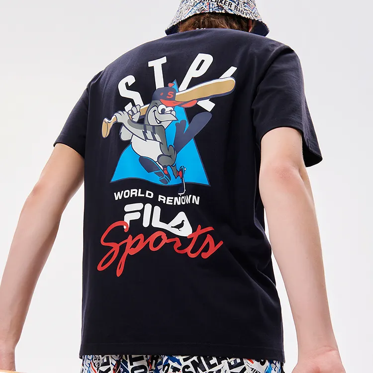 Staple X FILA FUSION T Shirts Men Legend Blue-3
