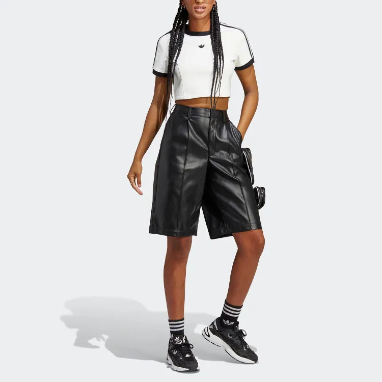 Adidas Originals BLUE VERSION CROP TEE Crop Top Women's White-1