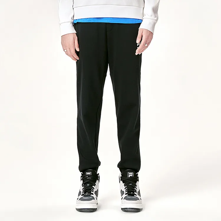 FILA Knitted Sweatpants Men's Jet Black-3