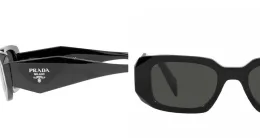 Prada PR 17WSF 51 Dark Grey & Black Sunglasses-4
