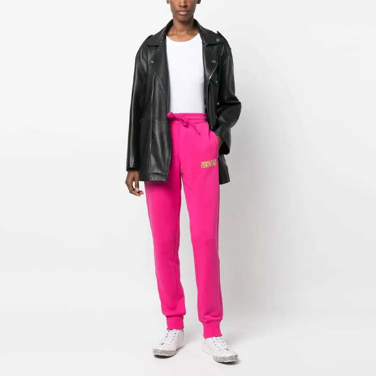 VERSACE JEANS COUTURE Logo print Cotton Track Pants-1