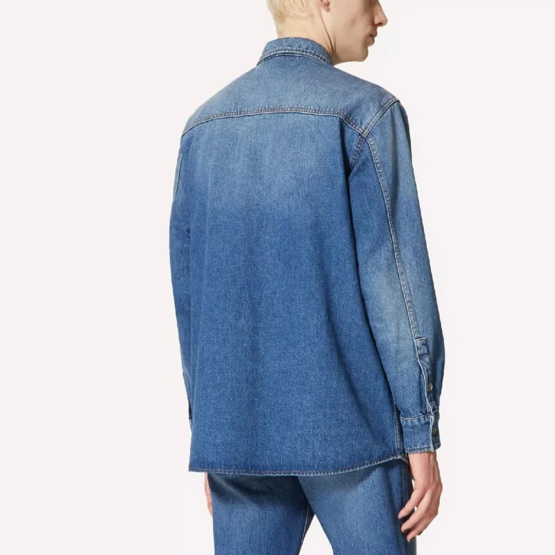 Valentino SS23 Shirt Men's Blue-3