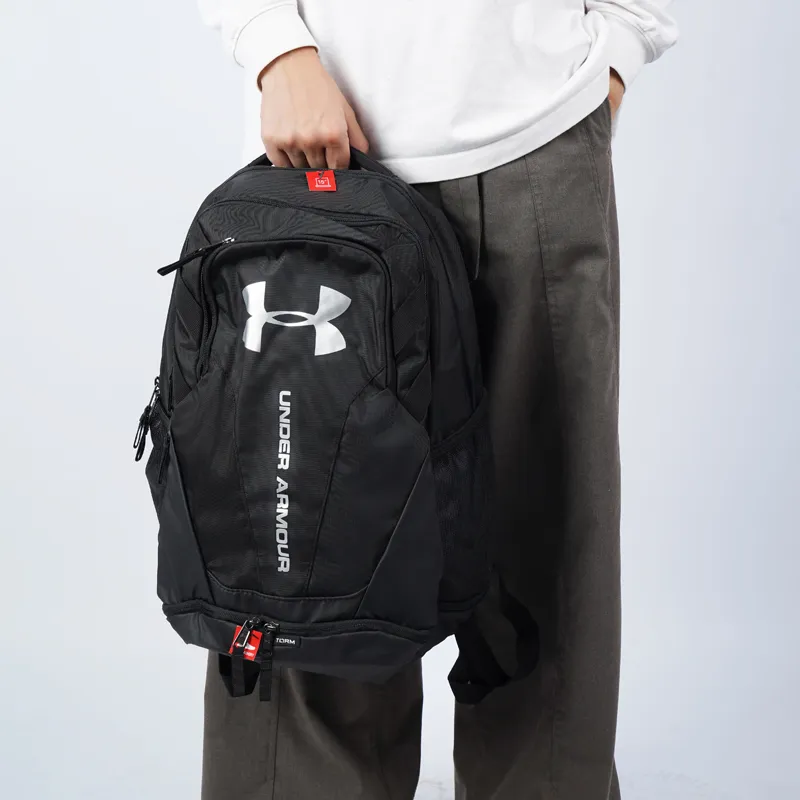 Under Armour Polyester Backpack Regular Men's Black-5