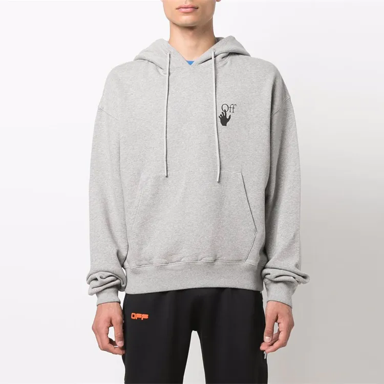 OFF WHITE FW21 Sweatshirts Men Gray-5