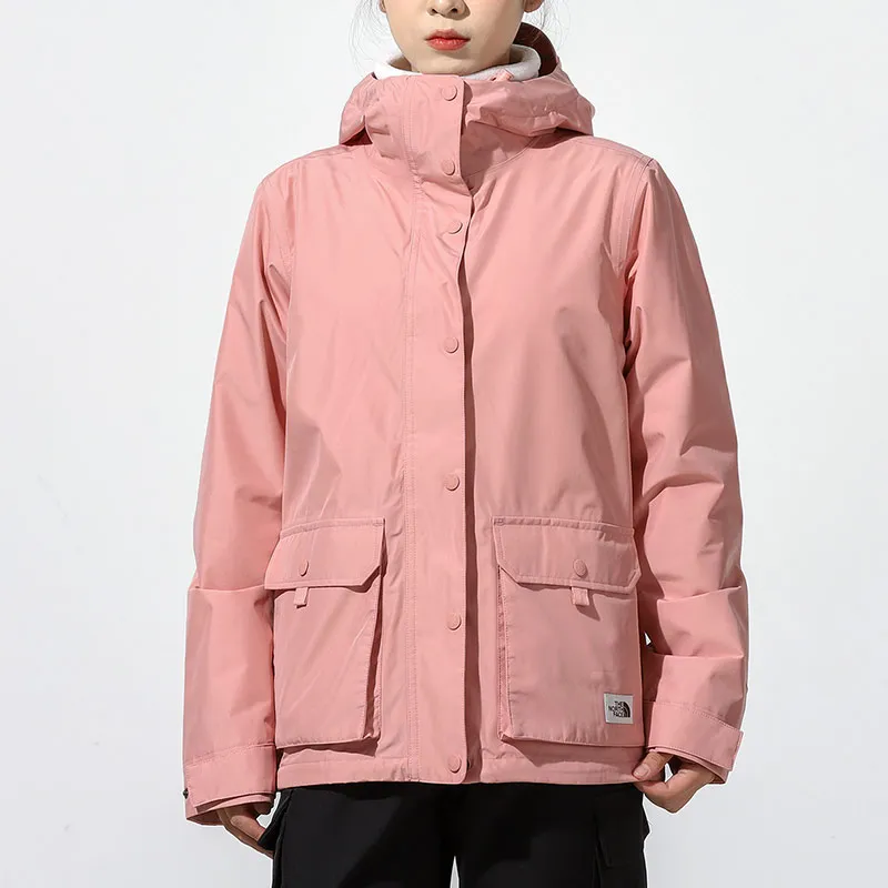 THE NORTH FACE Water-Resistant Windbreaker Jacket Women's Pink-3