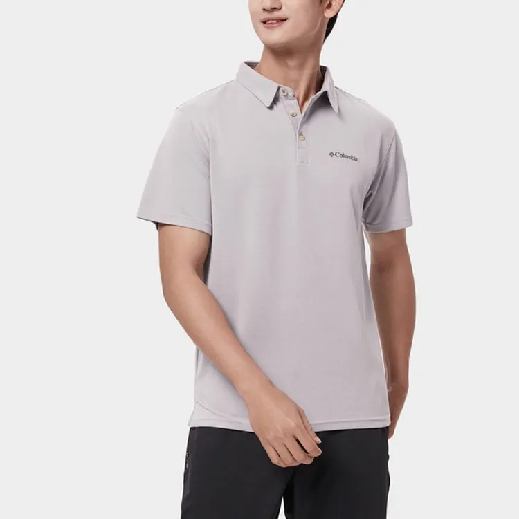 Columbia Polo Shirts Men Gray-1