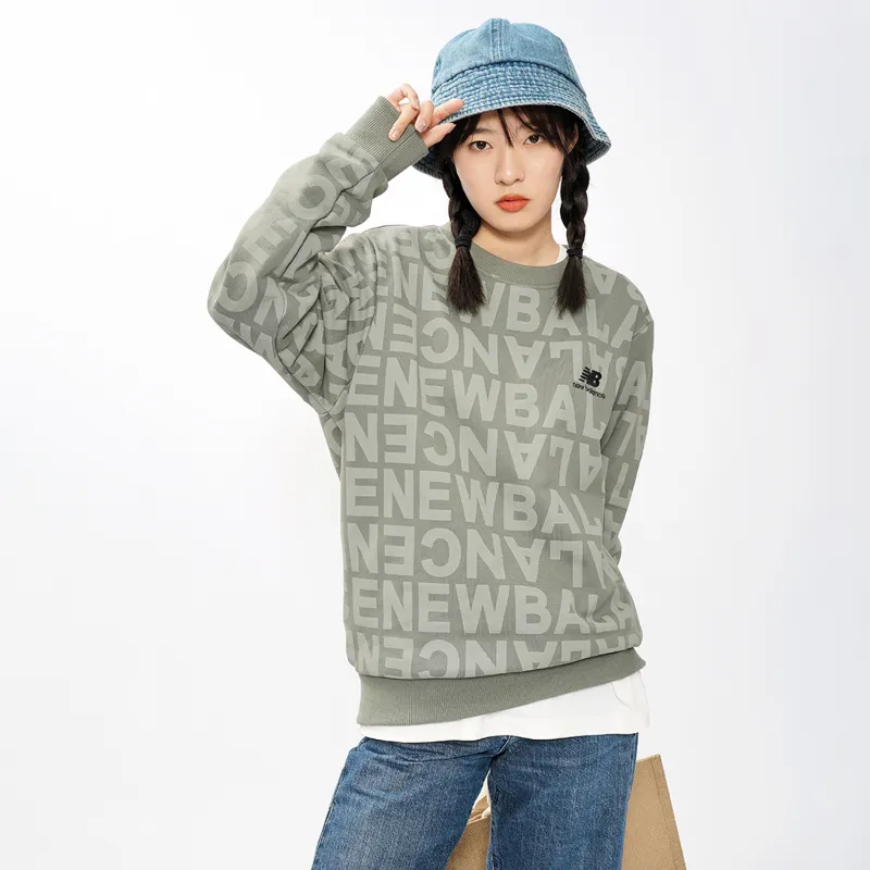 New Balance Sweatshirts Men Olive Green-3