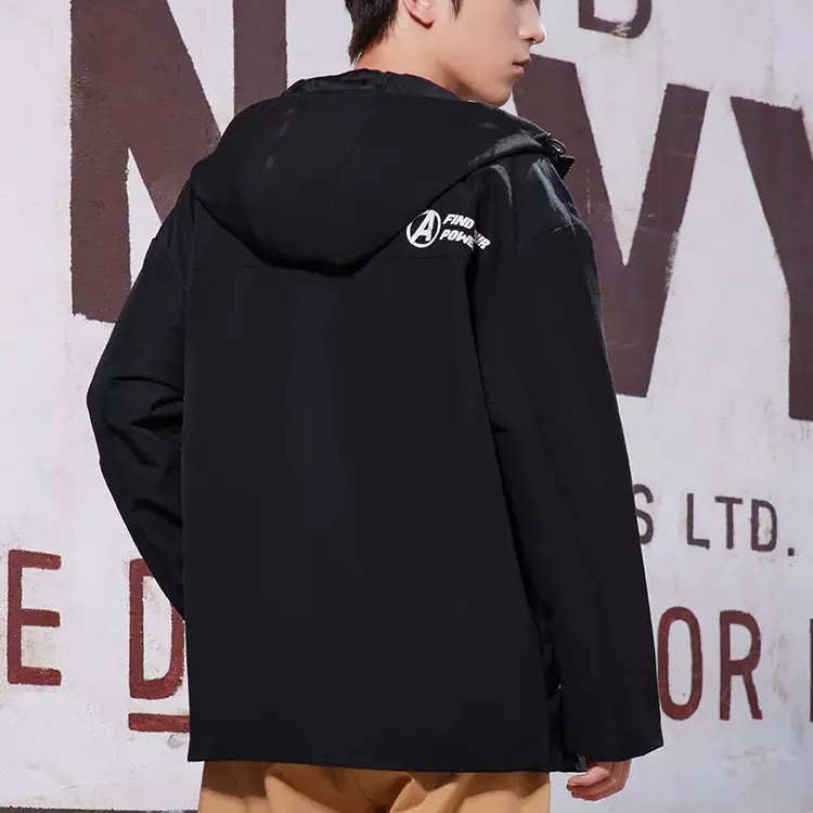 LiNing x MANWEI LIANMINGKUAN Jackets Coats Men's Black-4