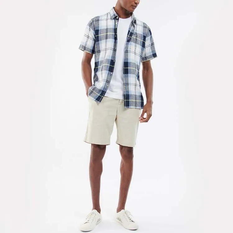 BARBOUR Shirts Men Indigo-1