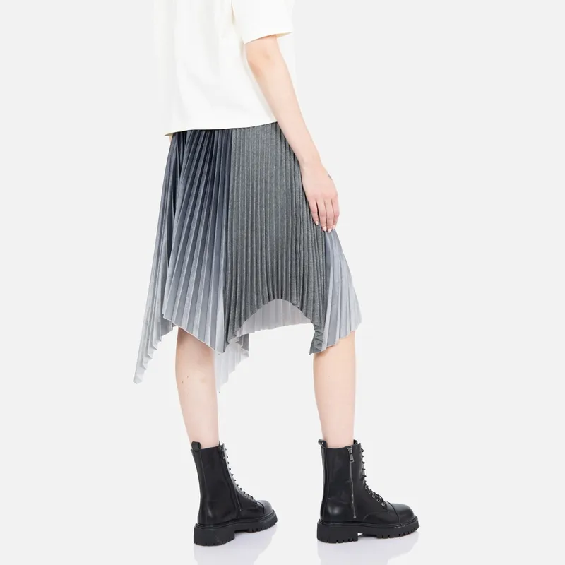 EVISU Casual Long Skirts Women's Heather Gray-3