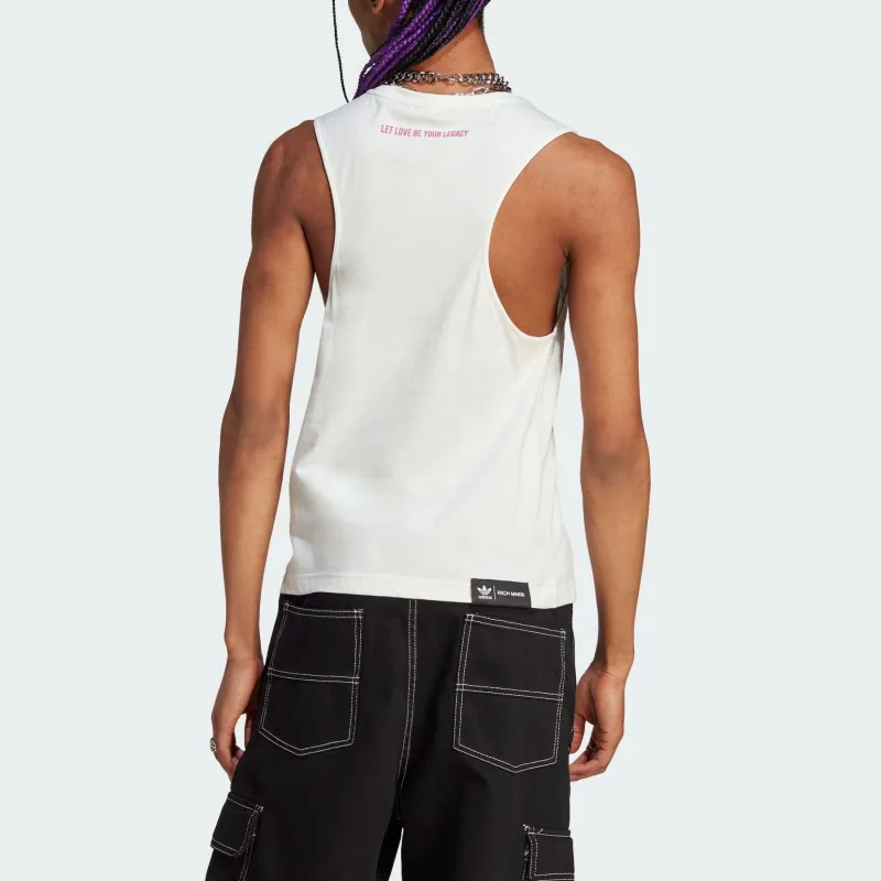 Adidas Originals Adidas Originals X Rich Mnisi Sleeveless Sports Shirts Women's Jade White-2