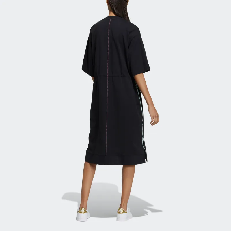 Adidas Originals Short Sleeved Dress Women's Black-2