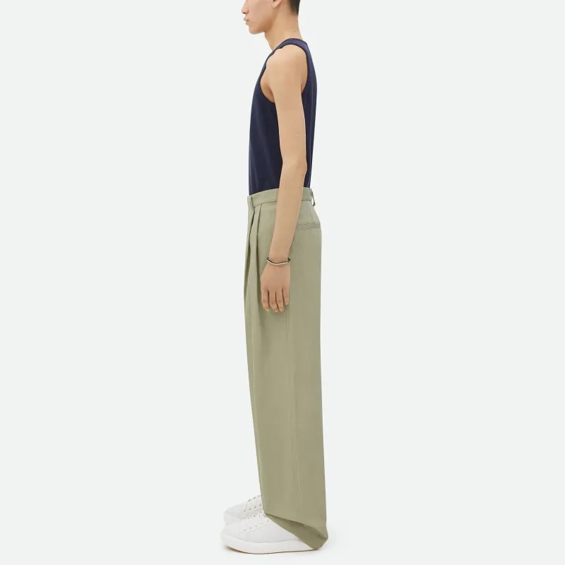 Bottega Veneta Casual Pants Men's Stone Gray-3
