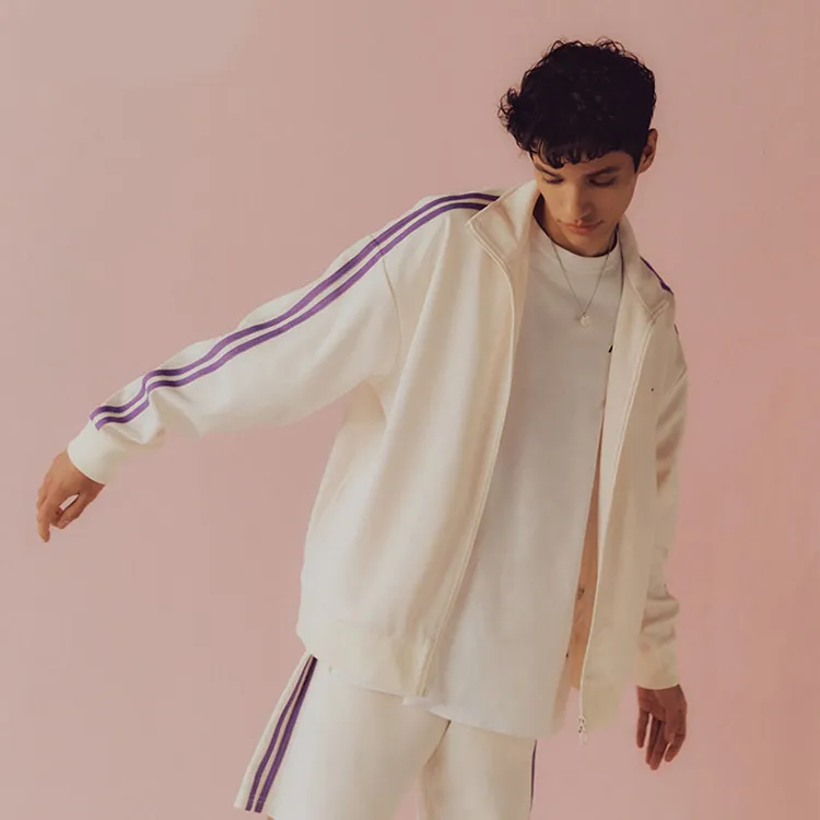 NERDY SS21 Loose Fit Jacket Unisex Ecru-4