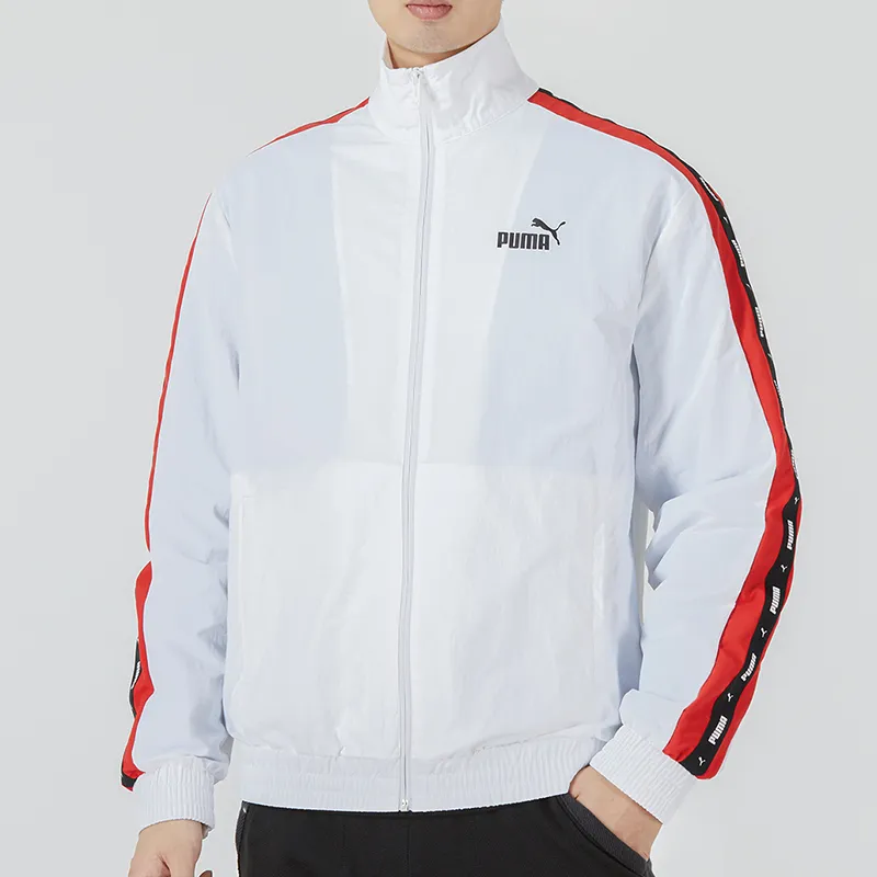 PUMA Jackets Men White-2