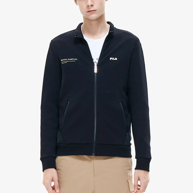 FILA Jackets Men Jet Black-3
