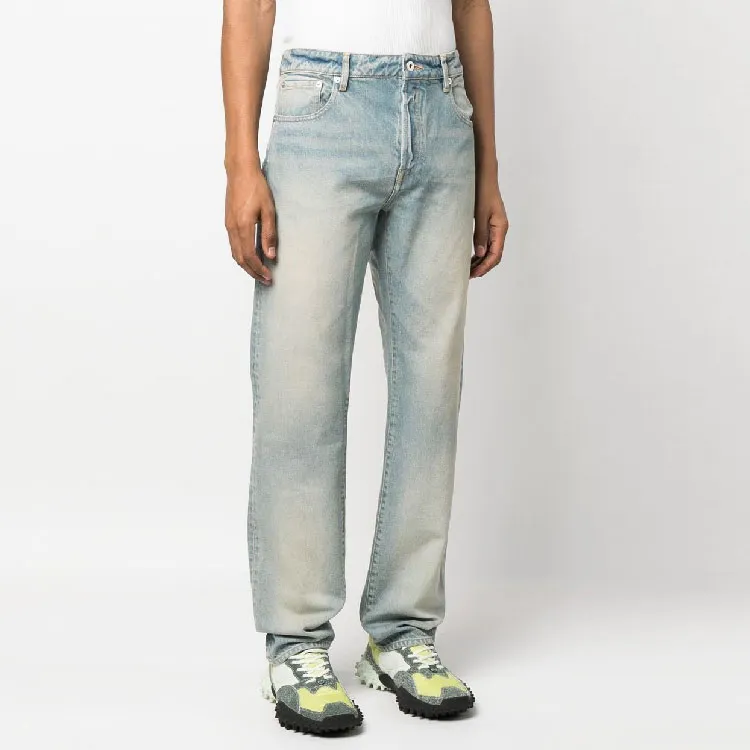 KENZO Logo Patch Washed Jeans-3