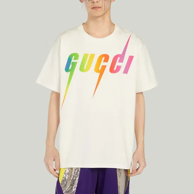 GUCCI T Shirts Men Ecru-3