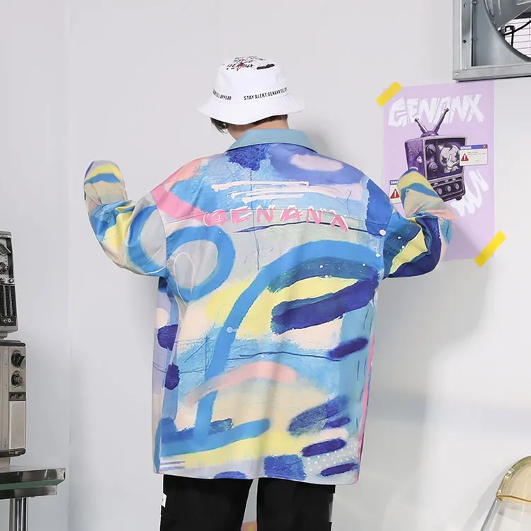 GENANX Shirt Unisex Dazzling Print-3