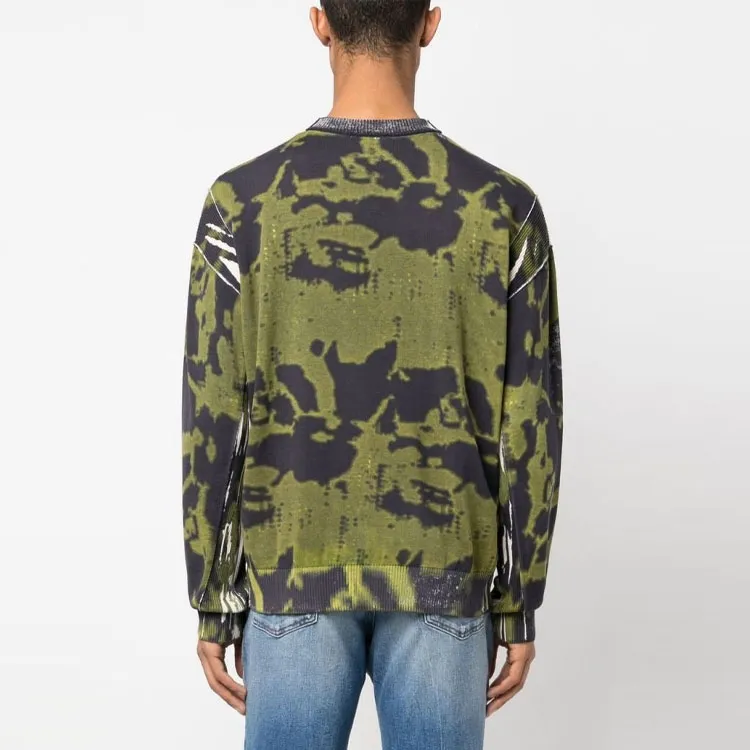 DIESEL SS23 Sweater Men's Dark Green-2