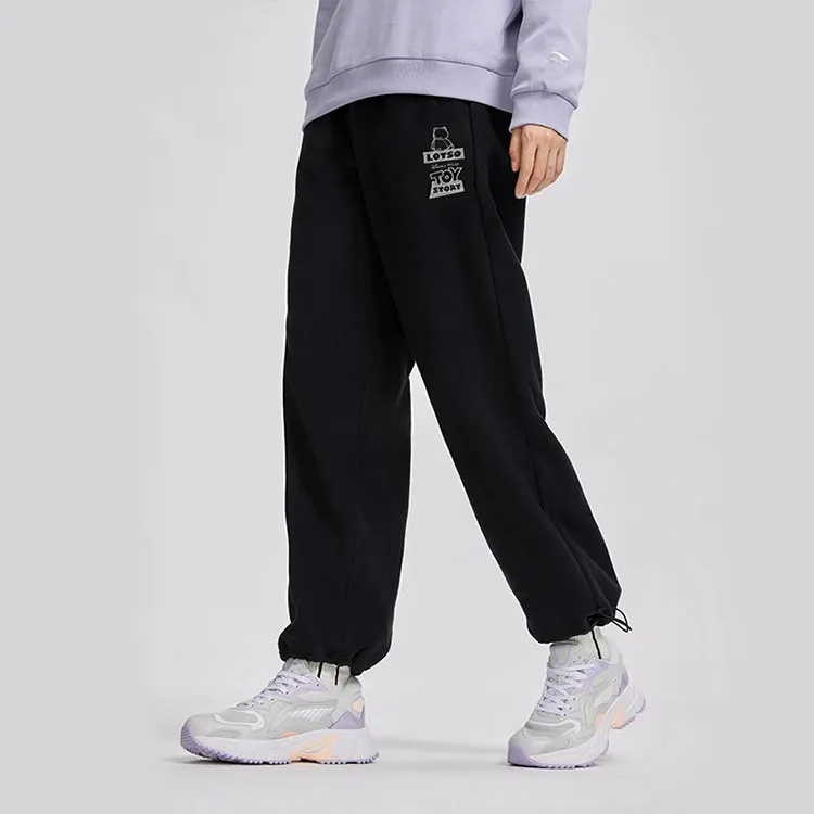 LiNing x Disney Knitted Sports Pants Women's Black-5