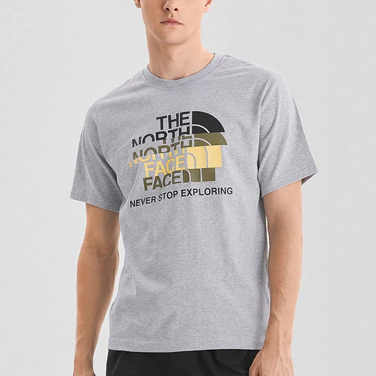 THE NORTH FACE T Shirts Men Gray-2